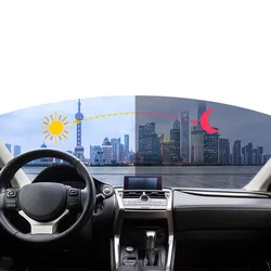 Sunice Smart Changed VLT70%-45% Car Window Film Nano Ceramic Solar Tint Photochromic Film Auto Accesories Sunshade Sticker