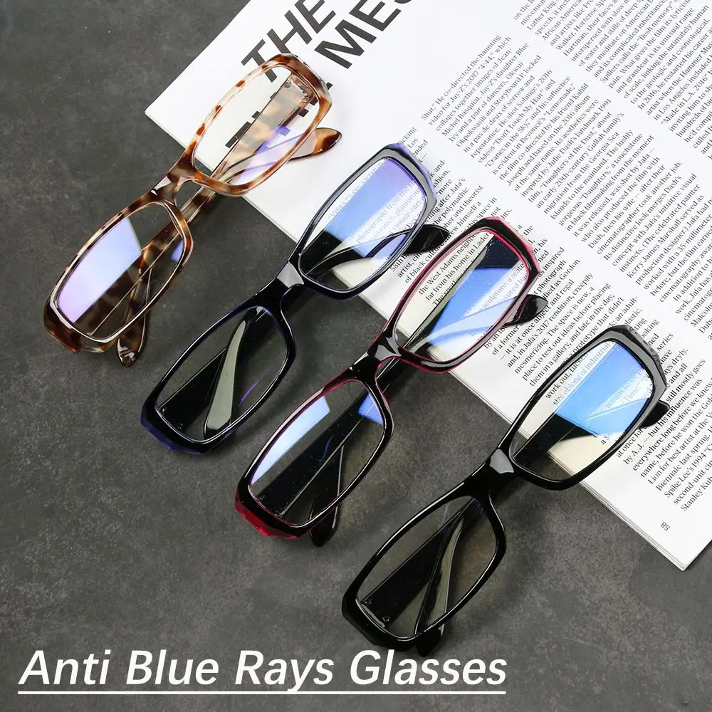 High-definition Leopard Flat Mirror Spectacle Frames Computer Goggles Radiation Protection Glasses Anti Blue Rays Glasses