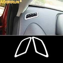 Air Conditioner Outlet ABS Chrome Sequins Cover For Nissan Qashqai 2011 2012 2013 2014 J10 Car Trim Accessories