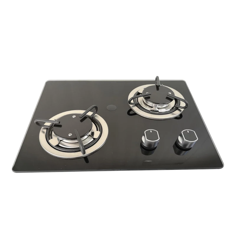 1800W Motorhome Yacht Burner LPG Household Gas Cooker Tempered Glass Stainless Steel Gas Stove GR-B003