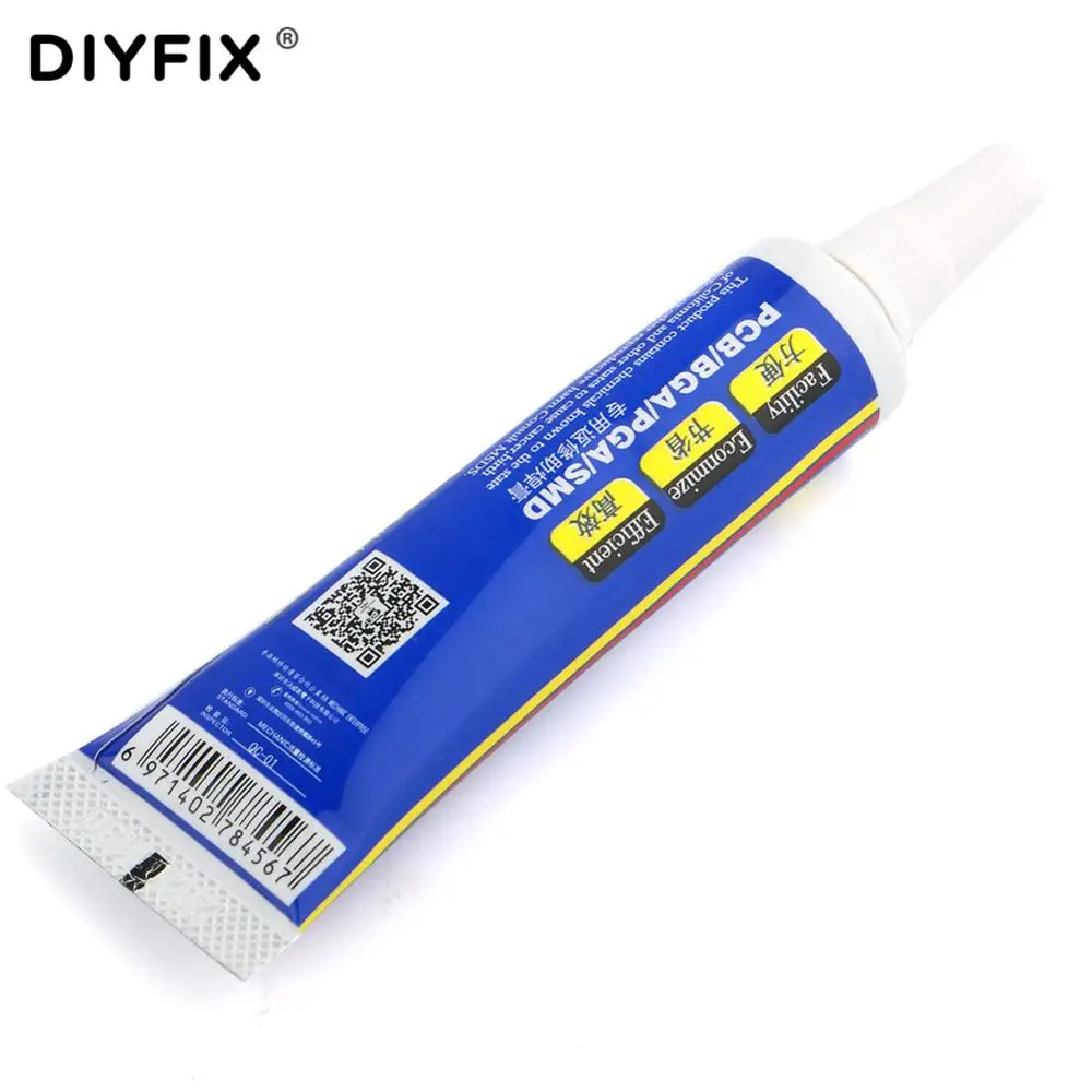 DIYFIX 15 мл паяние, паяльная паста Флюс иглы без контактов антиоксидант BGA печатных плат сварочное масло жир флюс инструмент для ремонта мобиль...