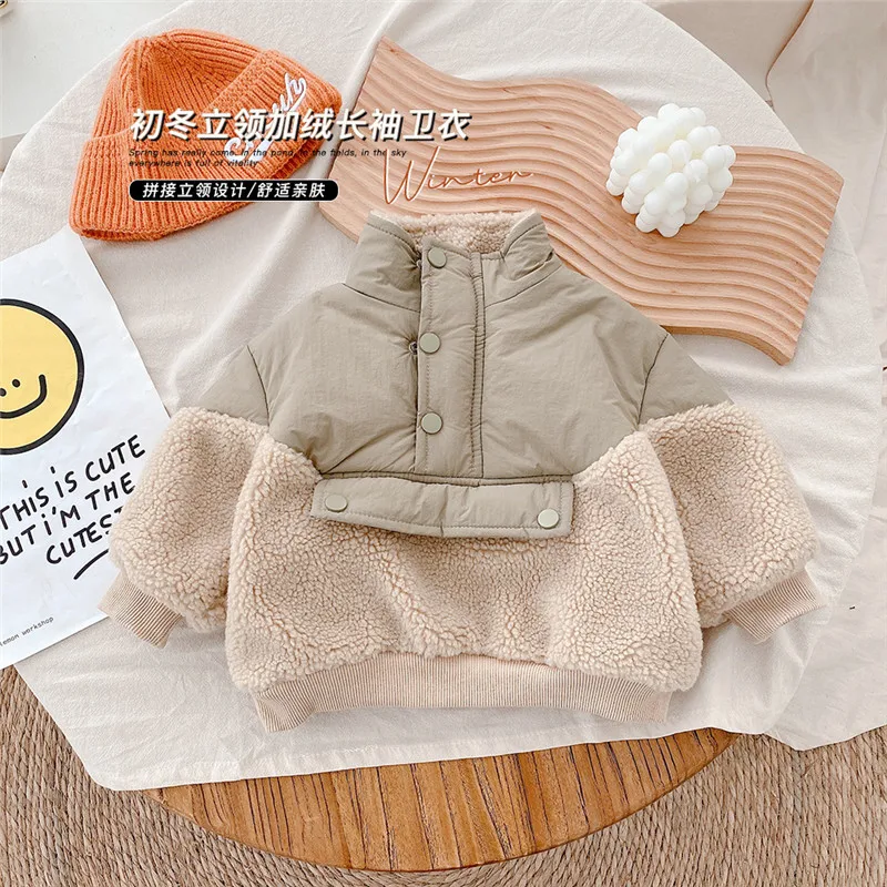 Kids Infant Girls Boys Coat Winter Warm Jacket Casual Thick Coat For Boy Fall Autumn Clothes Outerwear Baby Christmas Overcoat