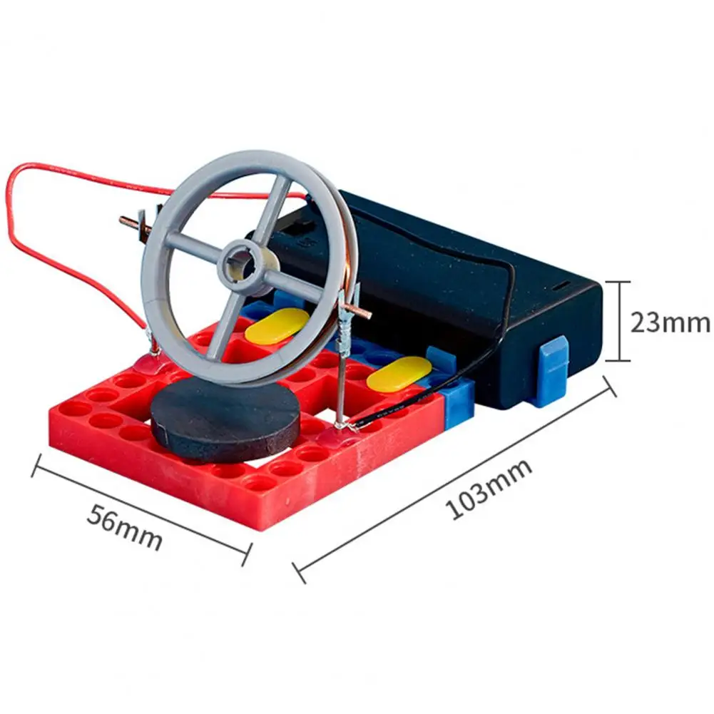 DIY Electric Motor Model Creative Educational Plastic Self-assembling Science Toy Kit for Children Physics Toys