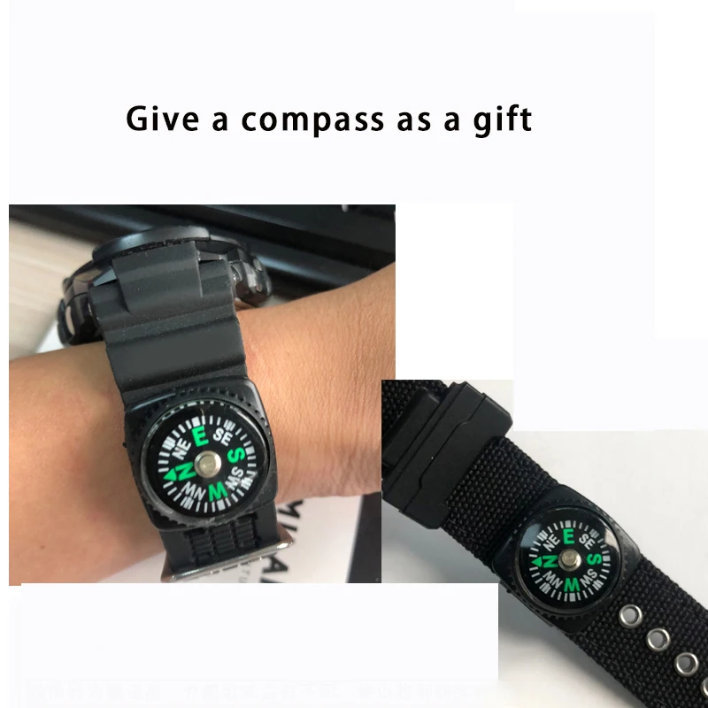 حزام ساعة من السيليكون لملحقات الساعة الخارجية CASIO PROTREK prw-60 /prw-70 / prw-50 / 30yt سوار معصم رجالي مع بوصلة 23 مم