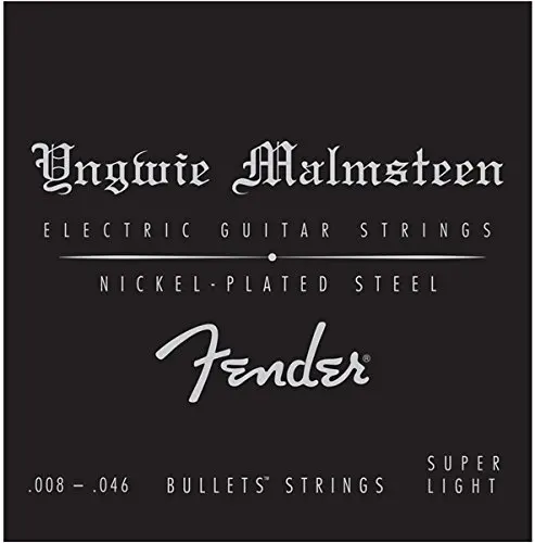 Yngwie Malmsteen Signature Nickel Plated Electric Guitar Strings 08-46