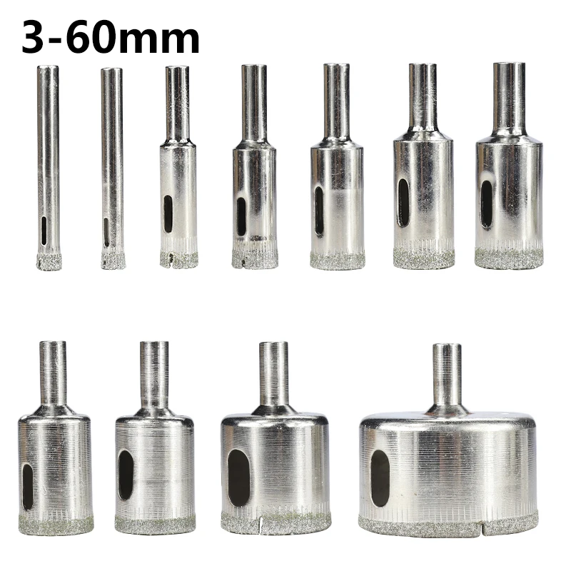 XCAN Diamant Beschichtete Bohrer 3-60mm Diamant Core Bit für Fliesen Marmor Glas Keramik Loch Sah Bohrer – Detail 4