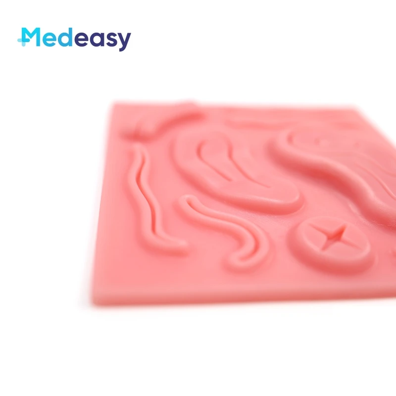 Chirurgische 3D Huid Hechtdraad Training Pad, Siliconen Hechtdraad Praktijk Pad