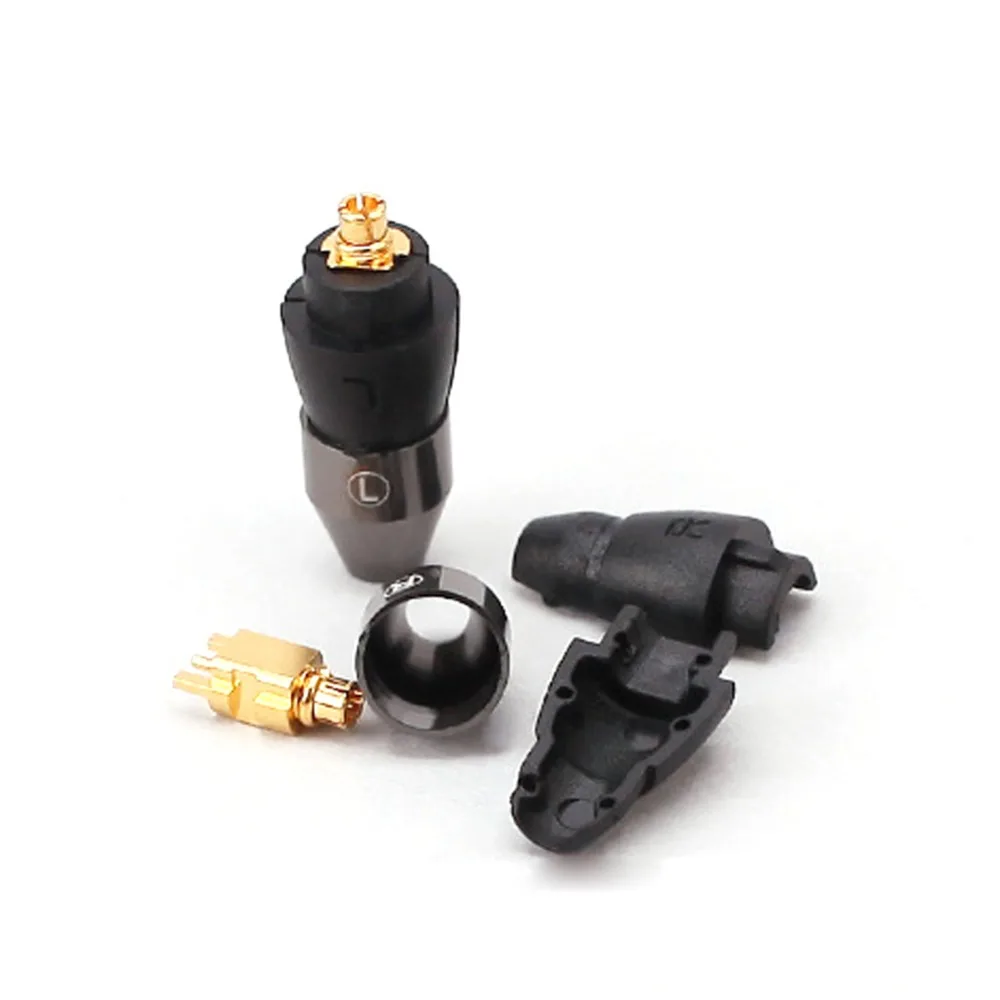 TOP-HiFi 1Pair  Gold Plated  Earphone DIY Pin Connector Plug For XBA-300AP A2 A3 H3 H2 N1AP N3AP