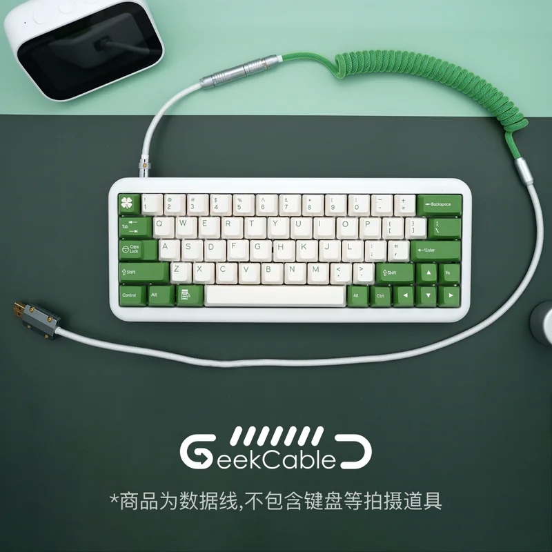 

Кабель Geekcable для механической клавиатуры, ручная работа, для Filco Ninja 2-го поколения, SP Keycap Green Cheese Colorway