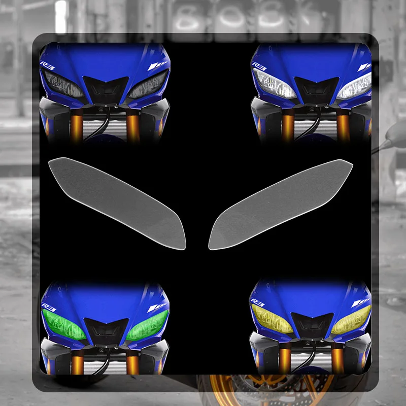 

For YAMAHA YZF R3 R25 YZFR3 YZFR25 2019 2020 Motorcycle Accessories Front Headlight Screen Guard Lens Cover Shield Protector
