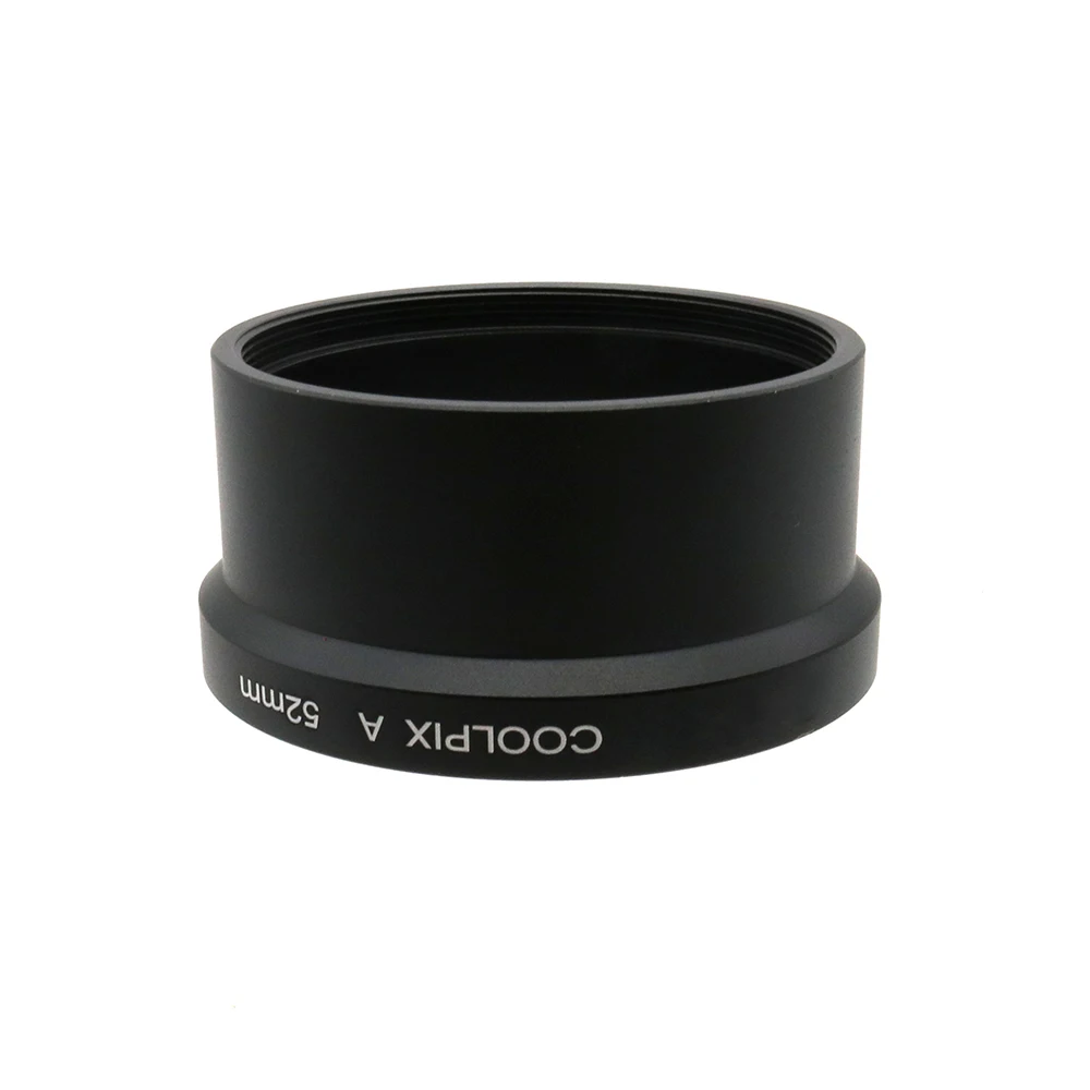 Tubo adaptador de Metal para Nikon Coolpix A, lentes y filtro de 52mm, nuevo