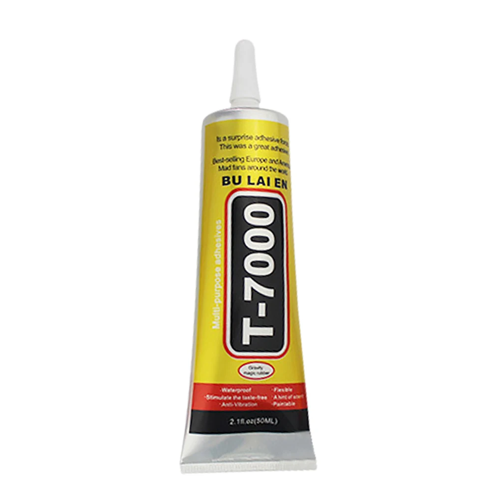 Low odor Adhesive Glue 15/50ml T7000 Super Adhesive Phone Touch Screen Frame Repair Sealant Glue Liquid Office  School Supplies