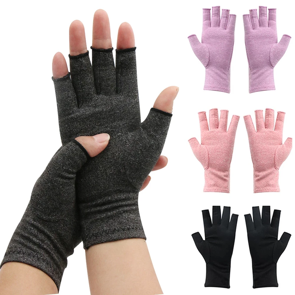 1 Pair Of Arthritis Touch Screen Gloves Anti-Arthritis Treatment Compression And Pain Relief Joints Warm Winter