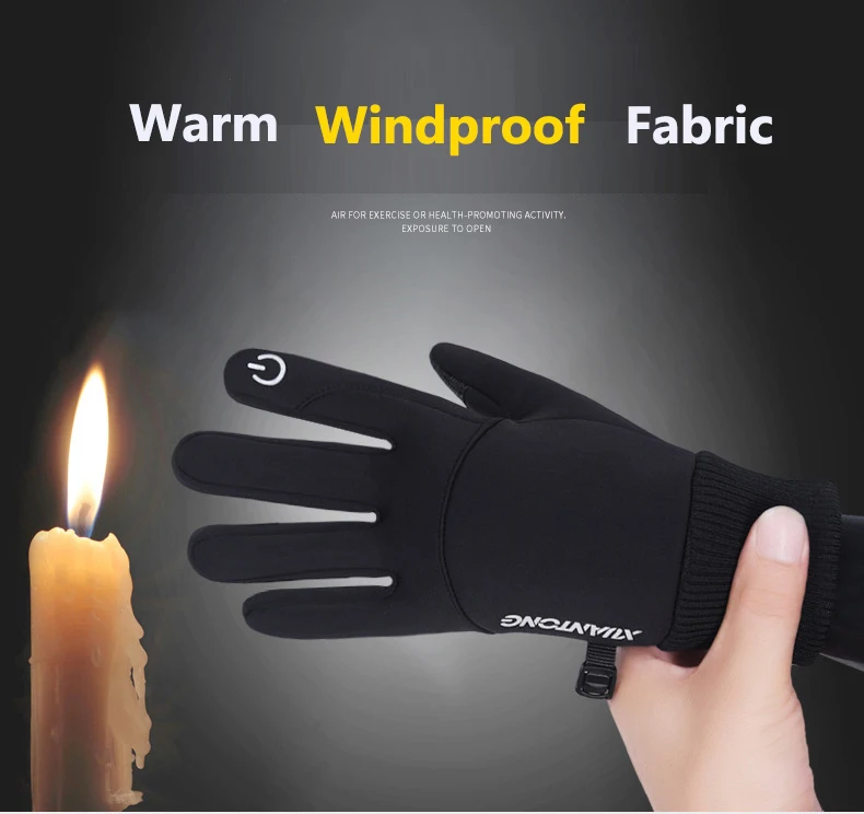Winter Wasserdichte Herren Handschuhe Touchscreen Winddicht Sport Angeln Fahren Motorrad Ski Rutschfeste Warme Radfahren Frauen Handschuhe – Detail 6