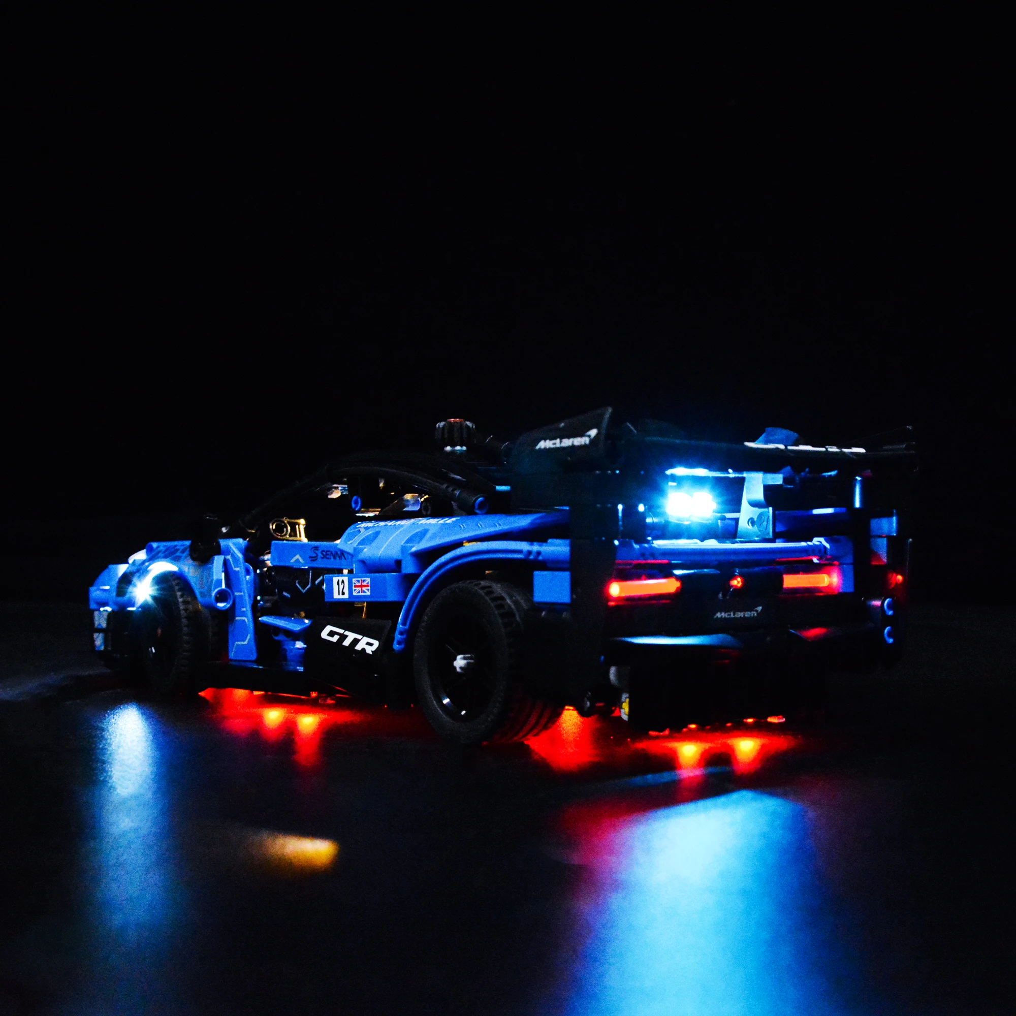 LED Light Kit For 42123 Technic McLaren Senna GTR Car Model DIY Toys Set Only Lighting Kit  (Not Include Building Blocks）