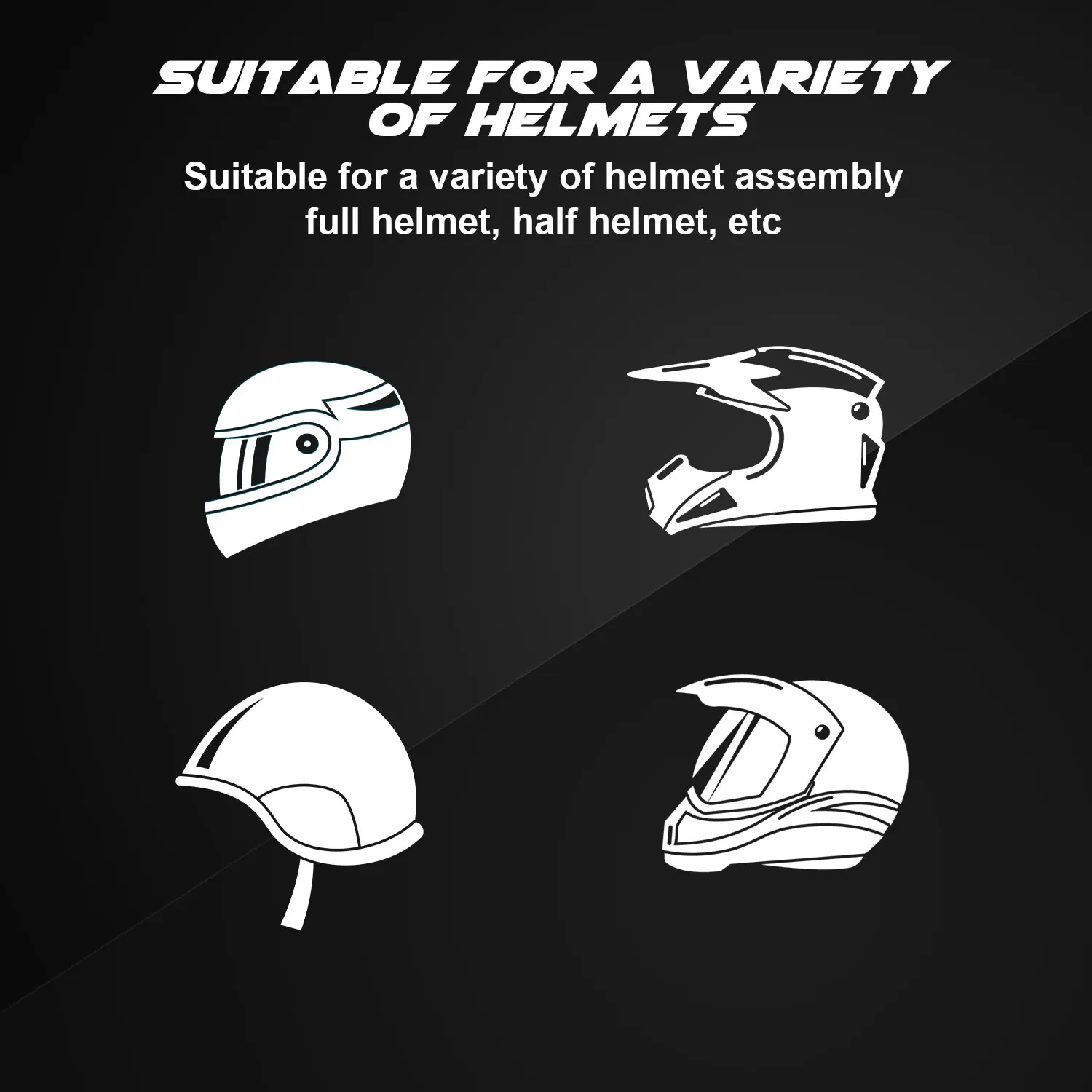 Fodsports FX8 AIR Motorcycle Intercom Wireless Bluetooth Helmet Headset, 4 Riders 1000M