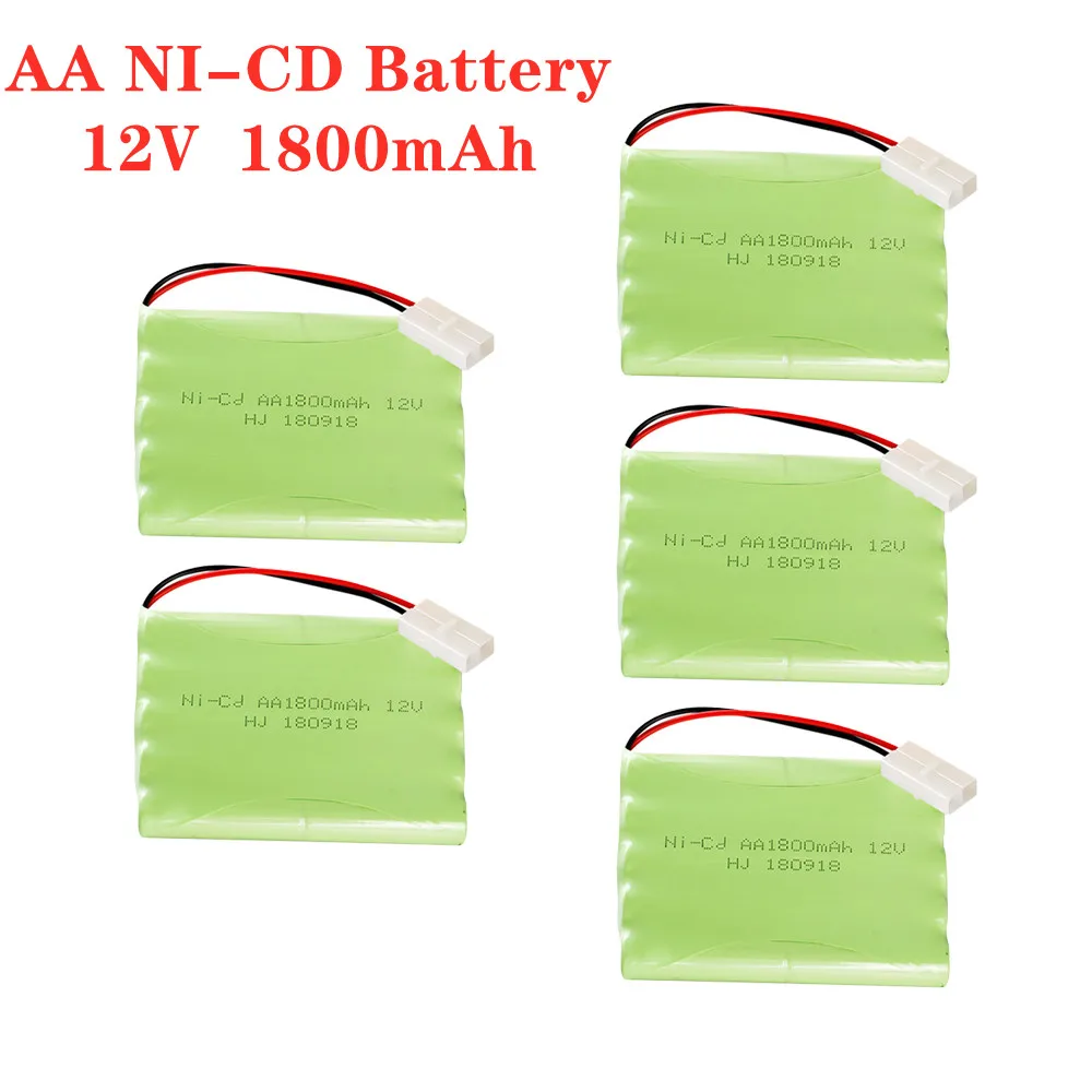 12v battery aa battery 1800mah NiCd Rechargeable car accessories Battery For Rc Car Tanks Trains Robot Boat Gun Part tamiya tt01