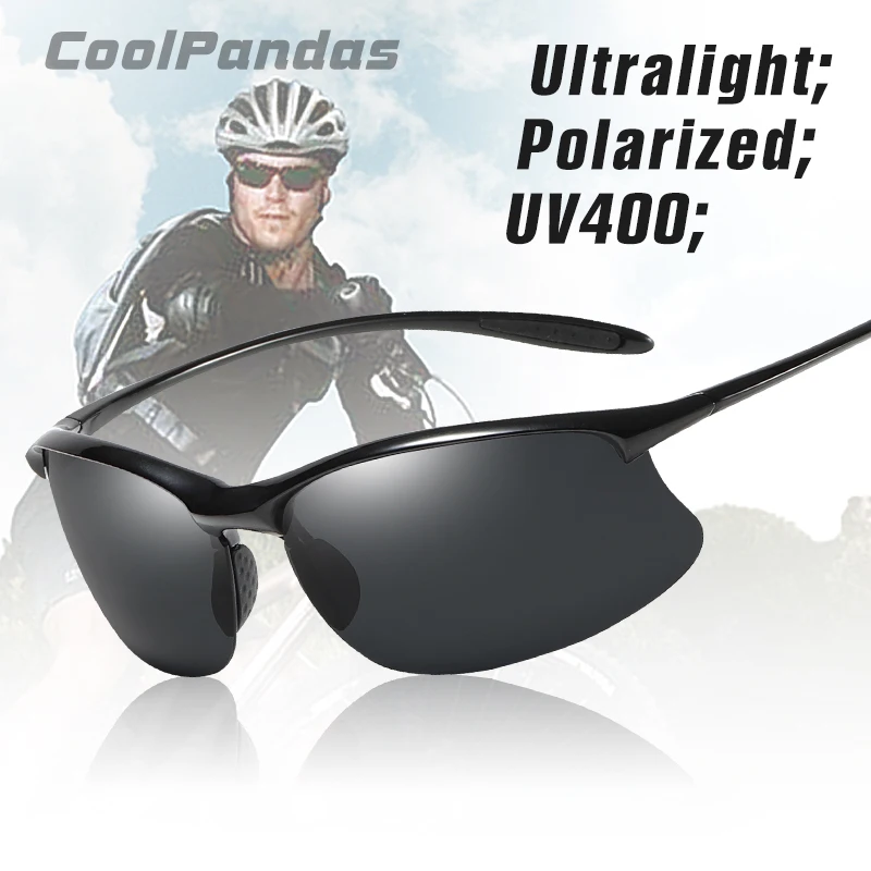 

CoolPandas Ultralight Cycling Glasses Polarized Sunglasses Men Women Mountain Bike Riding Protection Goggle TR90 lentes ciclismo