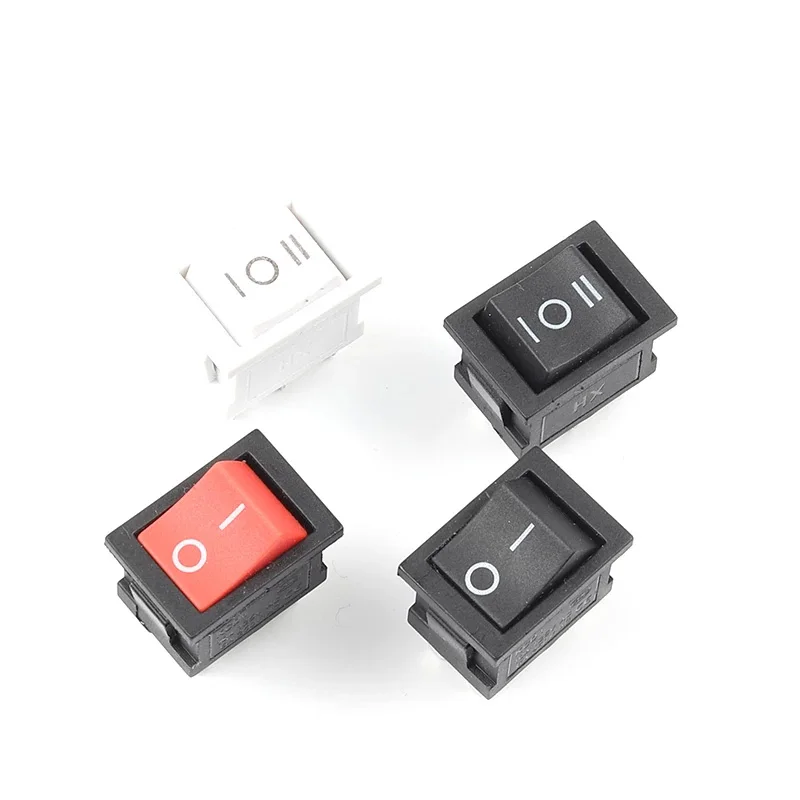 5/10Pcs Rocker Switch 2/3 Position 6PIN 6A/250V 10A/125V Electrical Equipment With Light Power Switch  Boat Power Rocker Switch