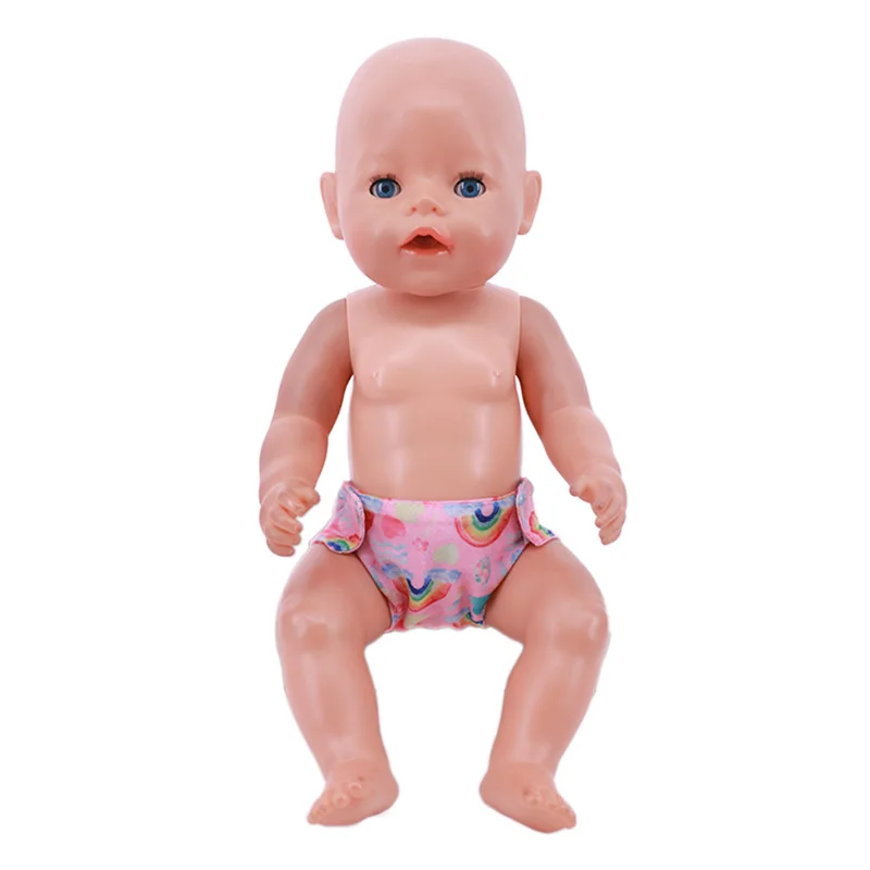 Doll Panties Cute Underwear Pet\\Panda Print For 18 Inch American Doll Girls&43cm Baby Reborn,Our Generation,Doll Clothes