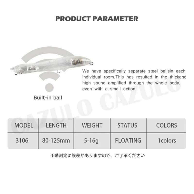 Fishing Accessoires Lure Blank Unpainted Lures Pencil Weight 5-16g ABS Diy Isca Artificial Wobblers Peche A La Carpe Fish Leurre