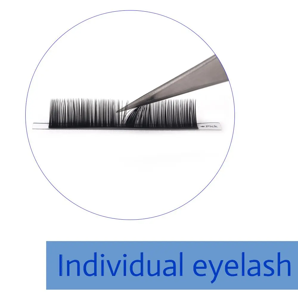 NEWCOME 16 Rows Individual Eyelash Extension Korean Silk Mink Eye Lashes BCD Curl Lash False  Russian Volume Eyelashes Makeup