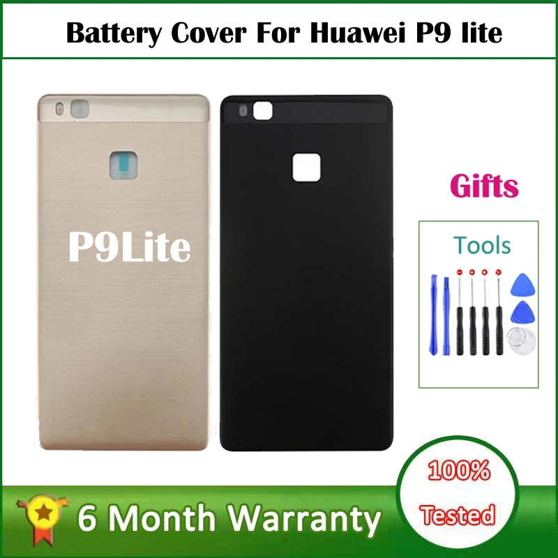 For Huawei P9 lite Battery Cover Rear Housing Case Replacement Parts P9lite Back Door Housing Cover with Hard Plastic