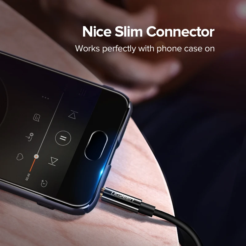 UGREEN 3.5Mm Y Jack Bộ Chia Nối Dài Cáp AUX Tai Nghe 3.5Mm Ra 2 Cổng 3.5 Nữ Cho iPad Máy Tính MP3 Người Chơi Adapter