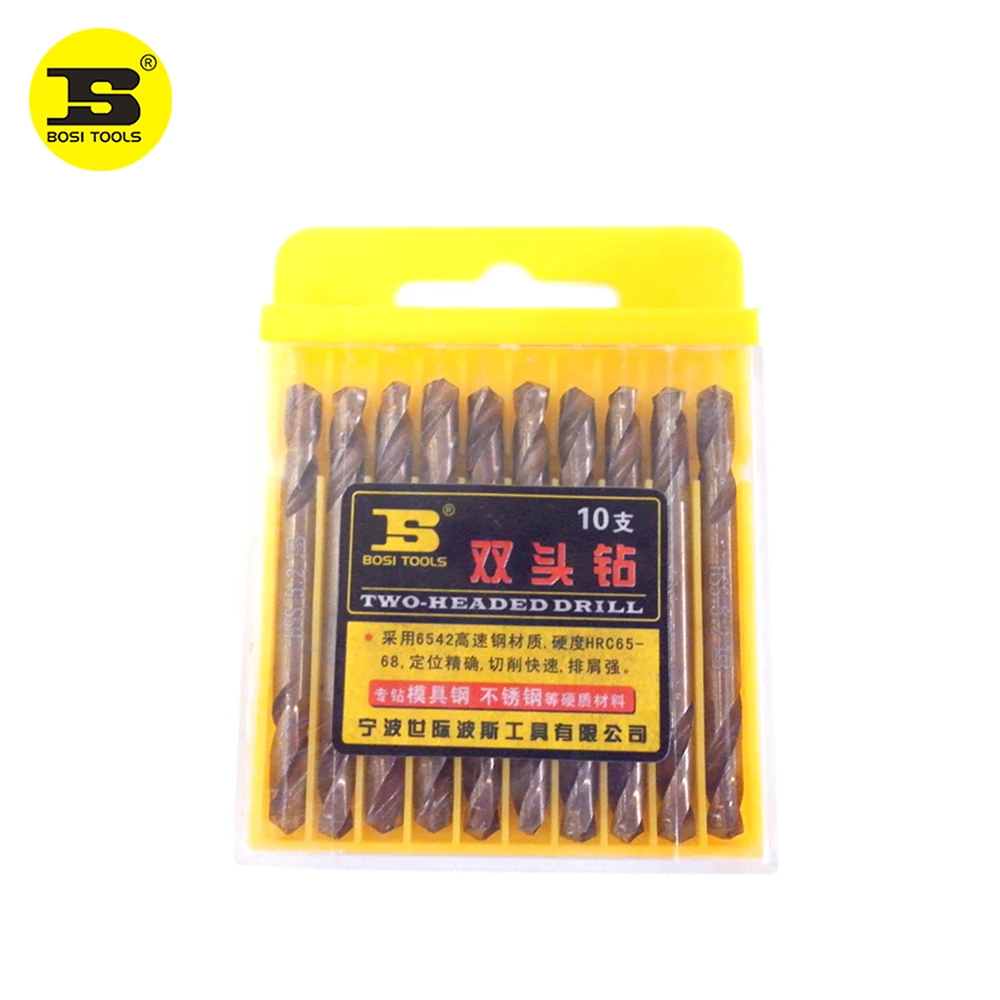 BOSI Thép Tốc Độ Cao 10 Cái/gói 5.2X60Mm Đôi Cấp Mũi