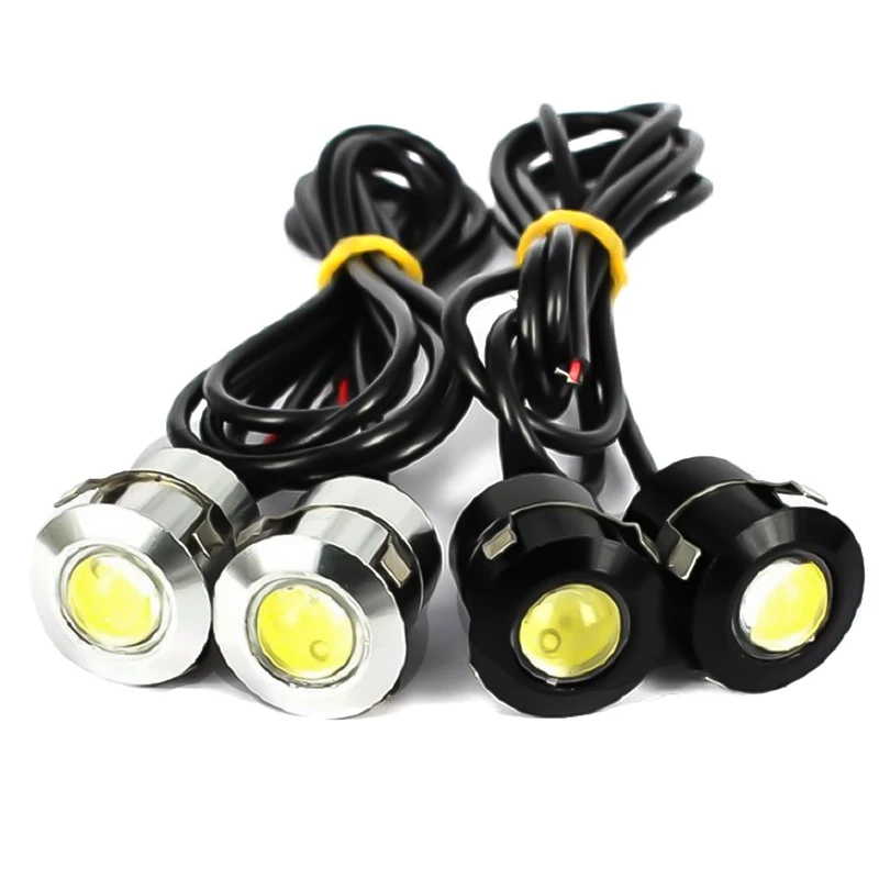 

Светодиодный ные дневные ходовые огни DRL Eagle Eyes, 12 В 9 Вт 6000 К, предупреждающие противотуманные фары, сигнальные огни заднего хода, 21 мм, автост...