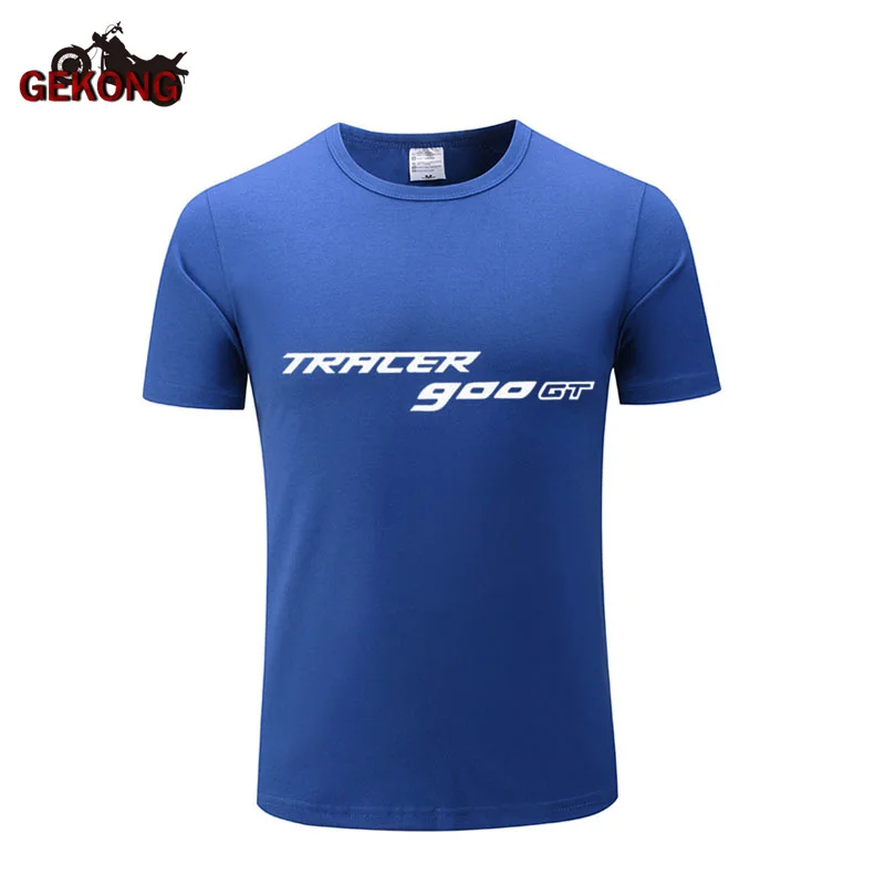 Fit For Tracer 900 Gt T Shirt Men New LOGO T-shirt 100% Cotton Summer Short Sleeve Round Neck Tees Male