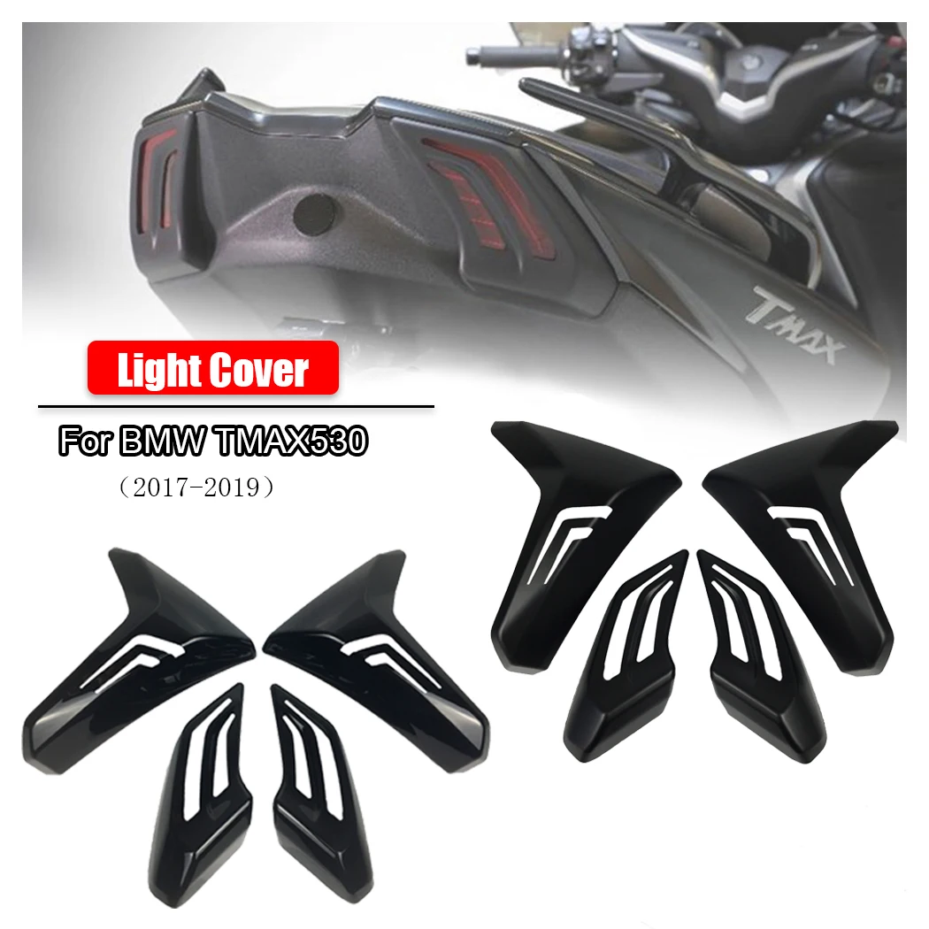 

For Yamaha TMAX530 TMAX 530 2019 2018 2017 Tail Light Shield Taillight Protector Integrated Indicators Turn Signal Lights Cover