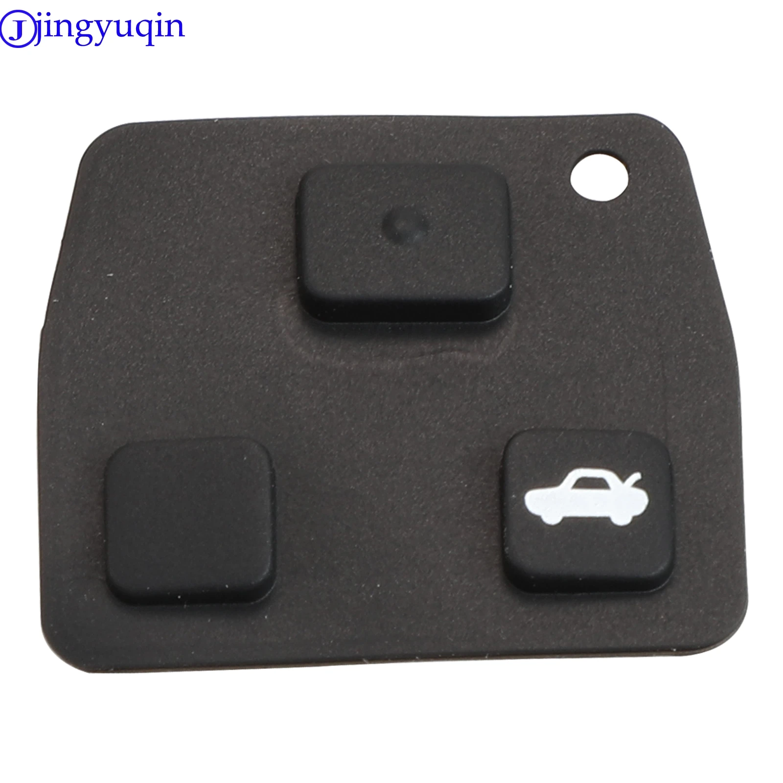 

jingyuqin 1ps 2/3 Buttons Car Remote Key Fob Rubber Pad For Toyota /Avensis /Corolla /Lexus /Rav4 Case Part