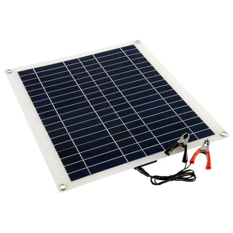 50W 18V Solar Panel Kit Ulti-dünne Sonne Power Lade Board Dual Ausgang DC USB Touring Auto moible Telefon Solar Zellen Generator