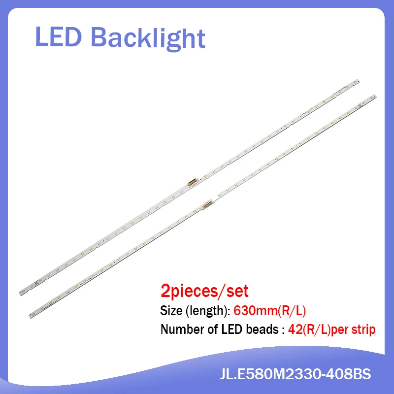 

10pcs/lot LED Backlight bar 42 lamp for Sam sung 58"TV BN96-46866A JL.E580M2330-408BS-R7P-M-HF un58nu7100 BN61-15847A UE5
