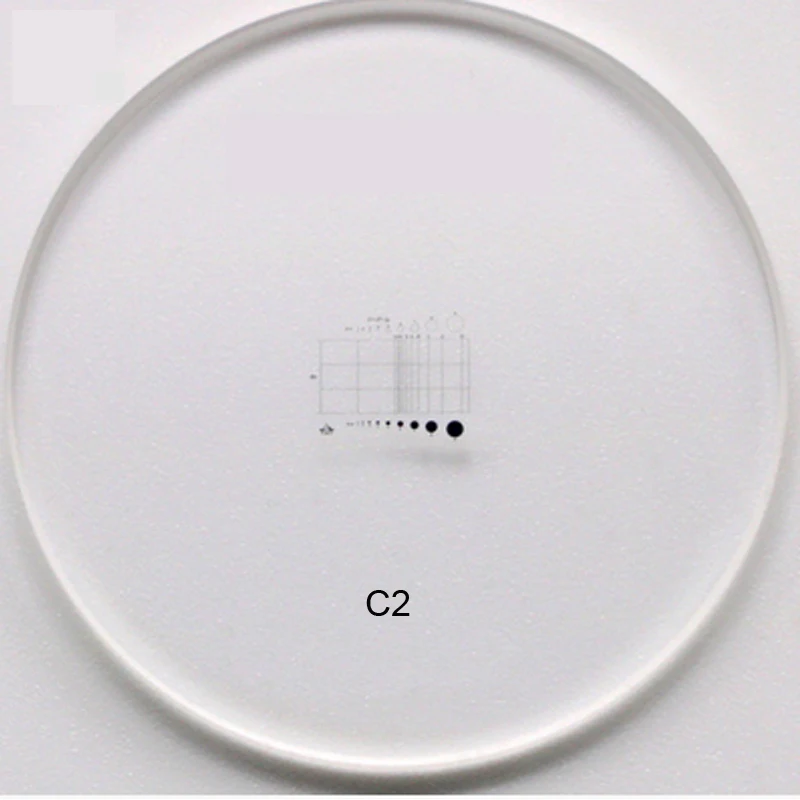 C1-C7 0.01MM Microscope slides Reticle Calibration Ruler Stage Micrometer Glass Measuring Microscope Micrometer  Drop shipping