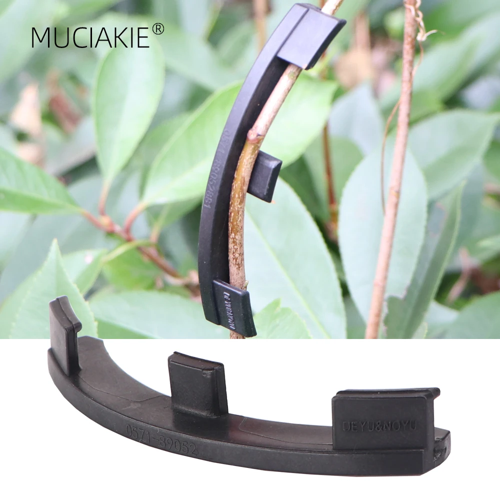 

MUCIAKIE Curving Shaper for Dia. Less 10mm Plant Branch Plastic PP Twist Tree Twig Retaining Clip Garden Shaped Lock Tie Clips