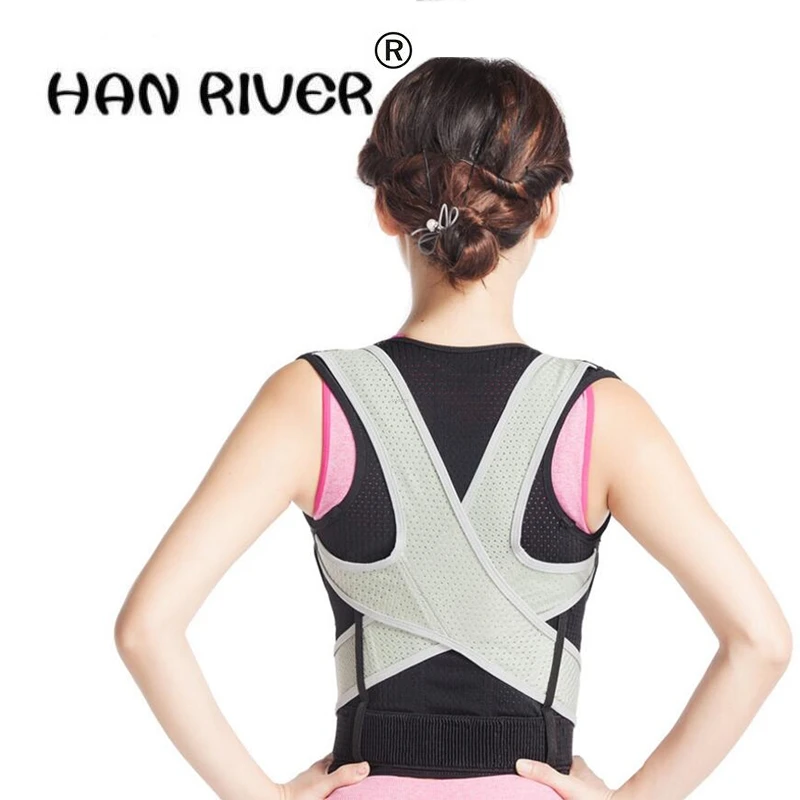 High Quality Adjustable Shoulder Back Posture Corrector Belt Therapy Chest Brace Support Belt for hunchback Posture Correction a