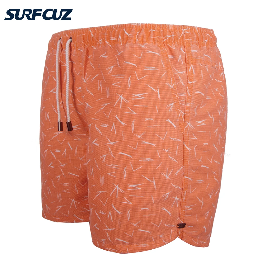 SURFCUZ Mens Quick Dry Swimwear Fashion Swim Trunks Beach Board Shorts Mens Running Sports Surffing Swimsuits