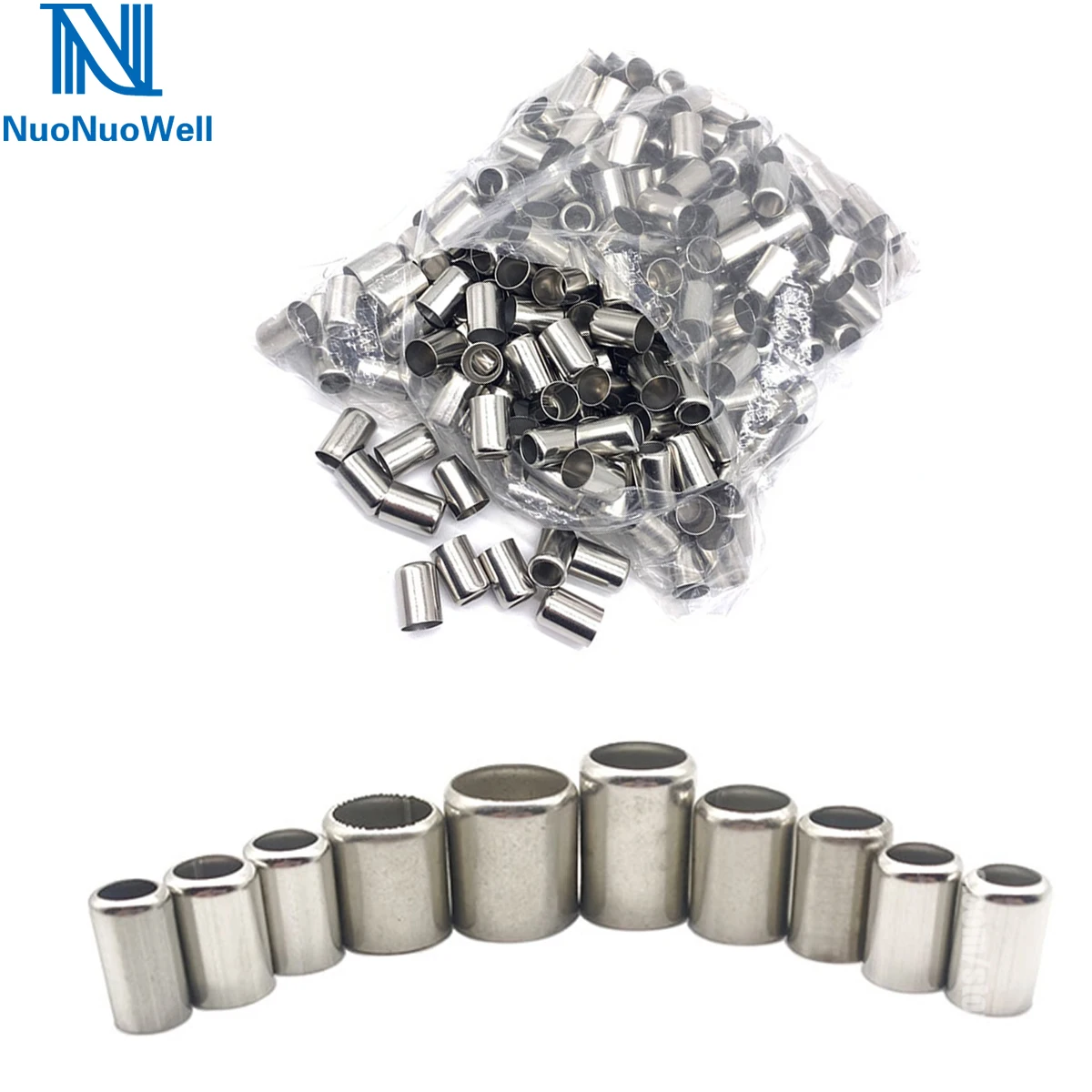 Agriculture Spray Pipe Crimp Connector Hose Crimp Tools Stainless Steel Sleeve Pipe Exhaust Connector 11.5MM -18MM Pipe Joiner