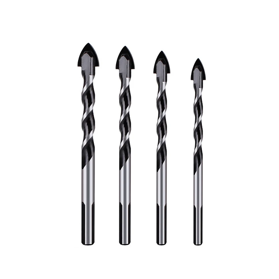 Ceramic tile drill bit for drilling 6/8/10/12mm super hardalloy concrete cement wall electric drill for glass triangle drill bit