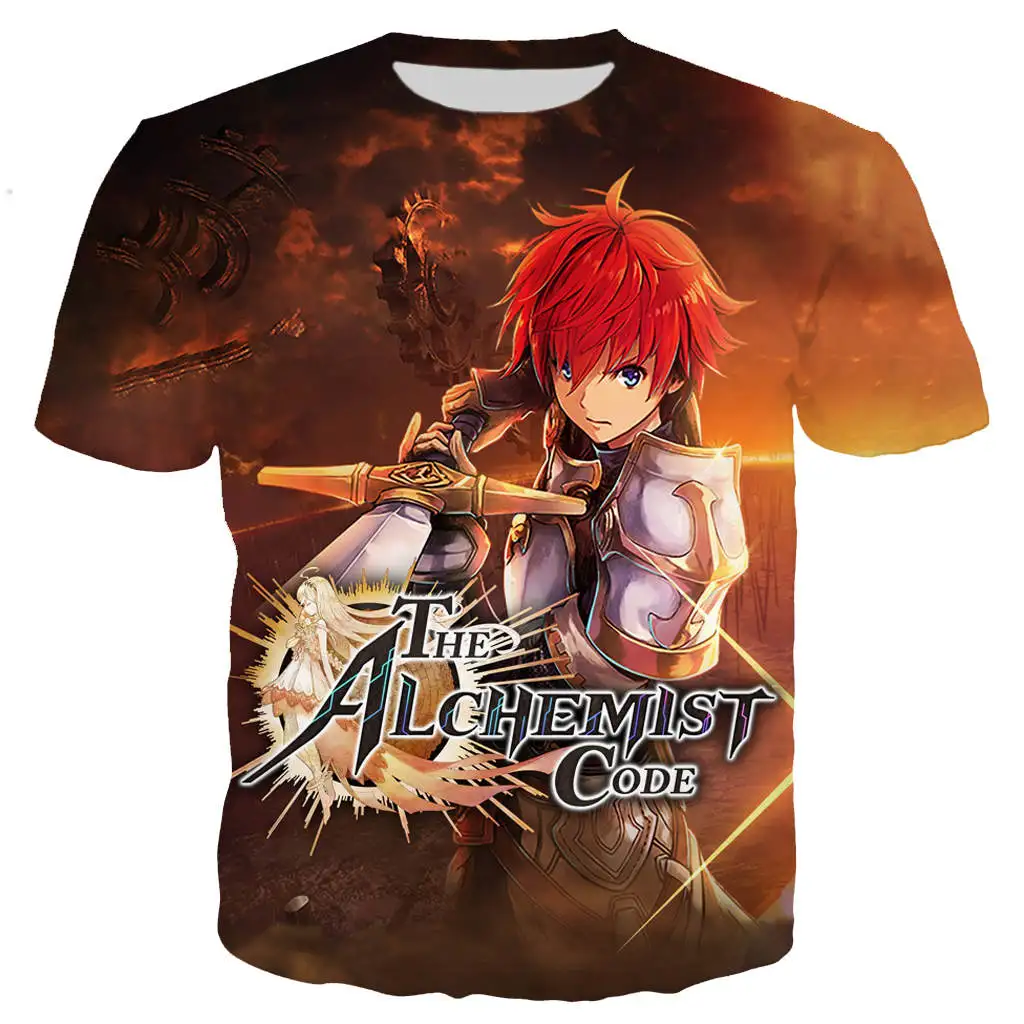 Men/women Fate/stay Night Unlimited Blade Works 3D Printed T-shirt Cool Short Sleeve Harajuku  Tee Tops