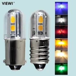 Led 표시기 전구 미니 E10 T4W BA9S Ac Dc 6V 12V 24v 36v 48V 110v 220v, 자동차 트럭 차량 인테리어 조명 자동 계기 램프