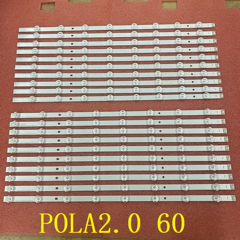 

Kit 20pcs LED backlight strip for TV 60ln5700 POLA2.0 60 inch 60LN549E 60LN5400 60LN5600 60LA620S 60LA6200 60LN5710