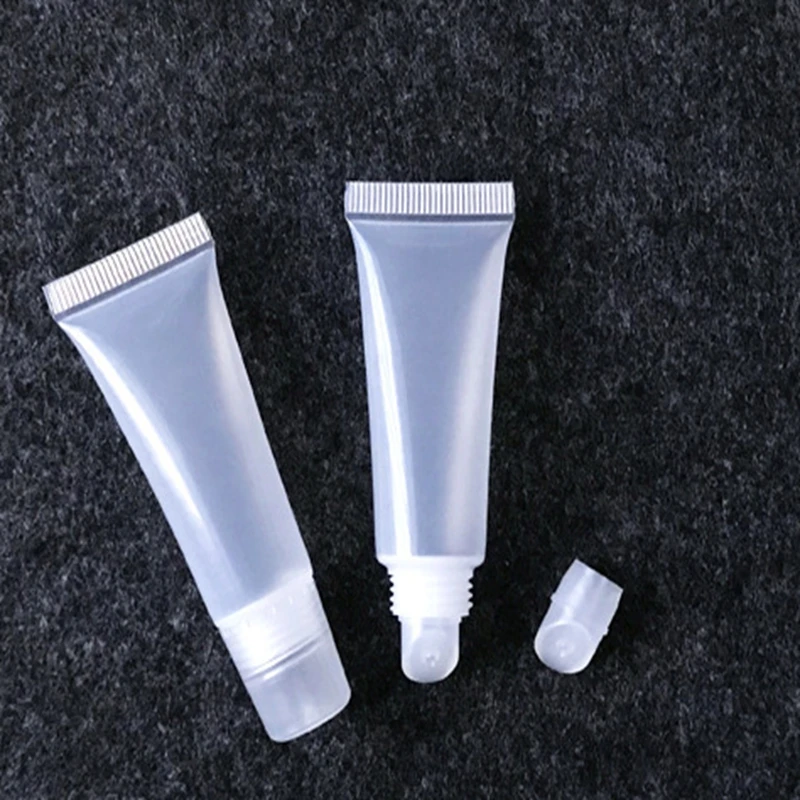 500pcs/lot 10ml 15ml 20ml Empty Lipstick Tube,Lip Balm Soft Hose,Makeup Squeeze Sub-bottling,Clear Plastic Lip Gloss Container