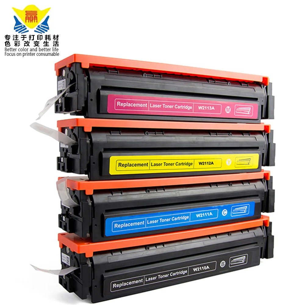 JIANYINGCHEN compatible W2110 W2111A W2112A W2113A toner cartridge for Color LaserJet Pro M255 M282 M238 HP215a