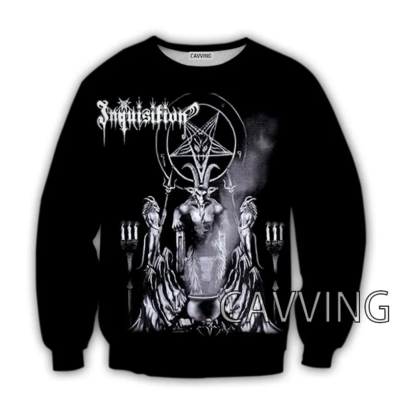 CAVVING 3D Printed  Inquisition Band  Crewneck Sweatshirts Harajuku Styles Tops Long Sleeve Sweatshirts for Men/women