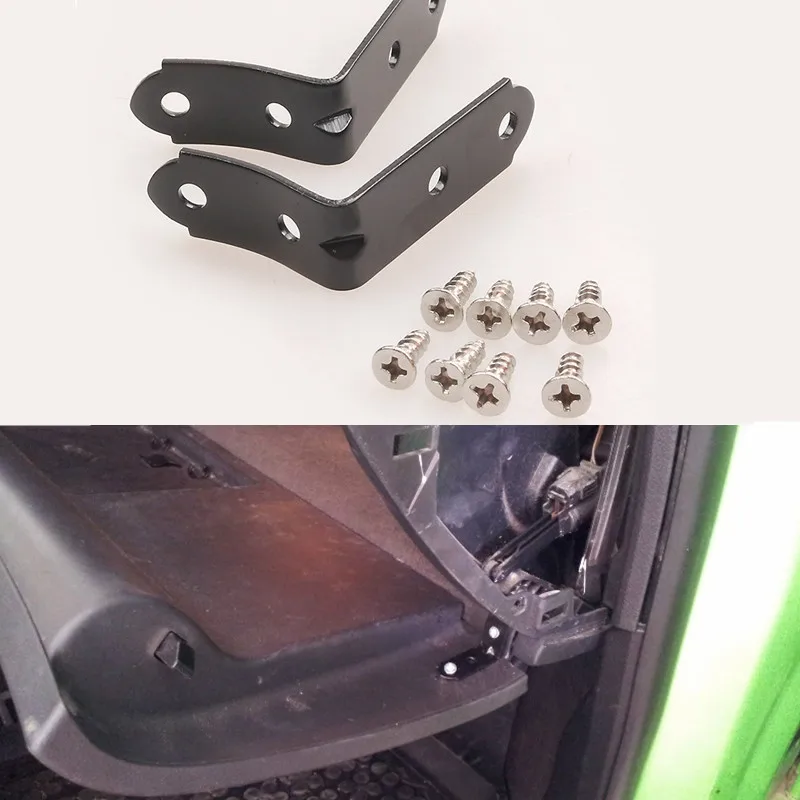 Glove Box Lid Hinge Snapped Repair Fix Kit Brackets For Audi A4 B6 B7 2001-2008