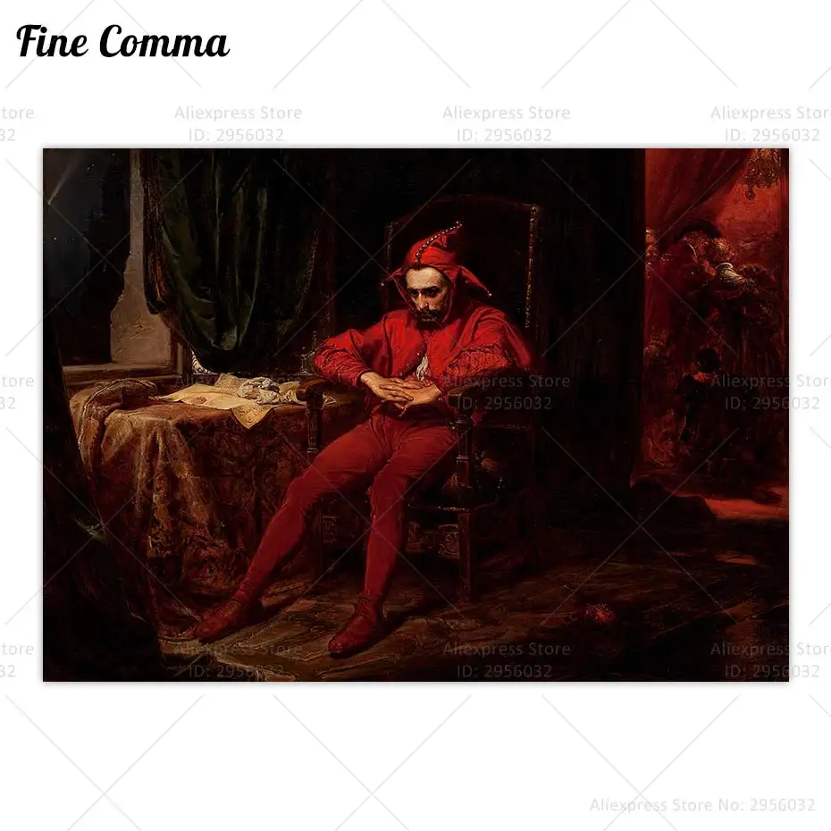Stanczyk Jan Matejko Vintage Poster Antique Wall Art Canvas Print Home Decor Wall Painting Decoration Retro Art Canvas Painting