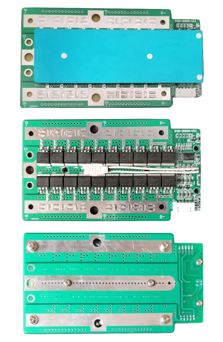 4S 12V 100A 130A 200A 260A 300A 390A BMS LifePo4 scheda di protezione al litio Balance High Current moto car start RV Inverter